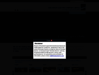 kirloskarelectric.com screenshot