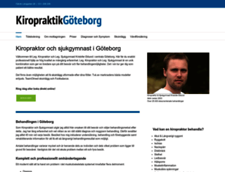 kiropraktorgoteborg.se screenshot