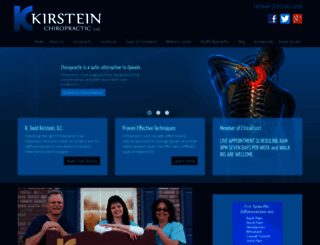 kirsteinchiropractic.com screenshot