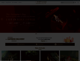 kirtilals.com screenshot