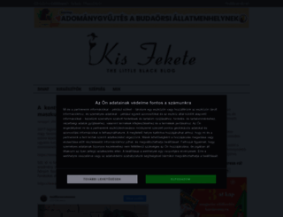 kisfekete.cafeblog.hu screenshot