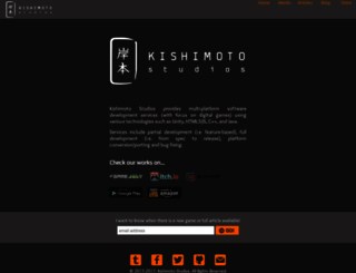 kishimotostudios.com screenshot