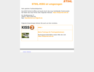 kiss-marketing.stihl.de screenshot