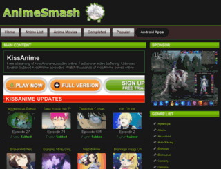 kissanime.animesmash.ml screenshot