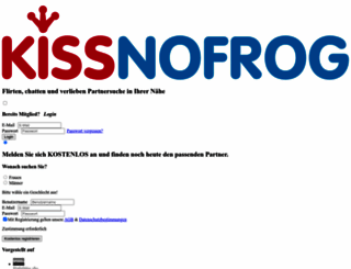 kissnofrog.com screenshot