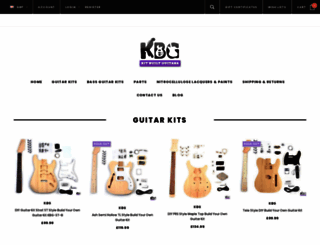 kitbuiltguitars.co.uk screenshot