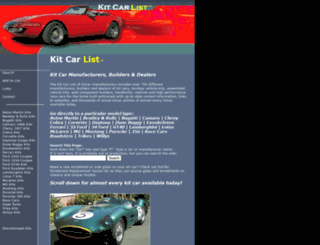 kitcarlist.com screenshot