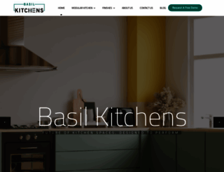 kitchen.basilhomes.in screenshot