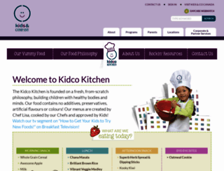 kitchen.kidsandcompany.com screenshot