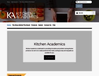 kitchenacademics.ie screenshot