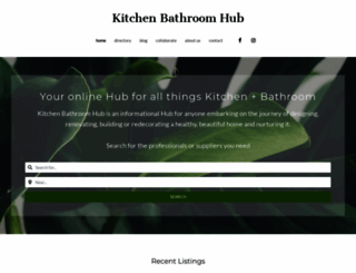 kitchenbathroomhub.com.au screenshot