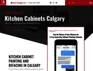 kitchencabinetscalgary.ca screenshot