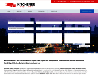 kitchenerairportlimo.com screenshot