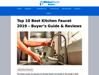 kitchenfaucetguides.net screenshot