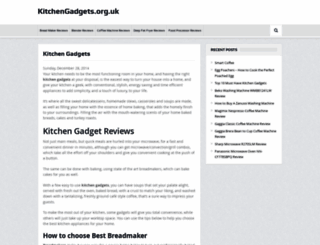 kitchengadgets.org.uk screenshot