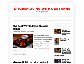 kitchenlivingwithcoryanne.com screenshot