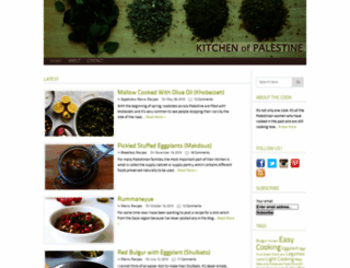 kitchenofpalestine.com screenshot