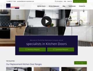 kitchenrestoration.co.uk screenshot