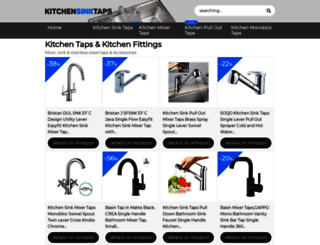 kitchensinktaps.org.uk screenshot