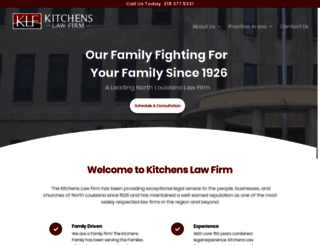 kitchenslawfirm.com screenshot