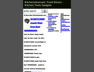 kitchenslicersam.com screenshot