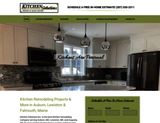 kitchensolutionsmaine.com screenshot