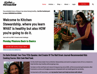kitchenstewardship.com screenshot