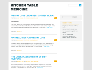 kitchentablemedicine.com screenshot