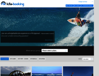 kite-booking.com screenshot