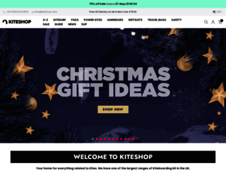 kiteshop.com screenshot
