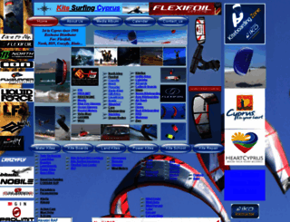 kitesurfingcyprus.com screenshot