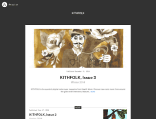kithfolk.creatavist.com screenshot