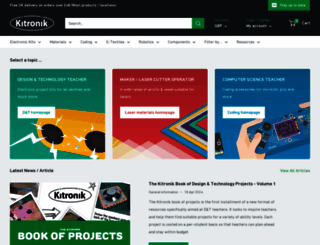 kitronik.co.uk screenshot