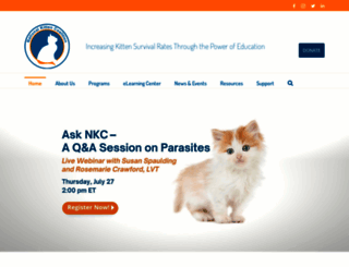 kittencoalition.org screenshot
