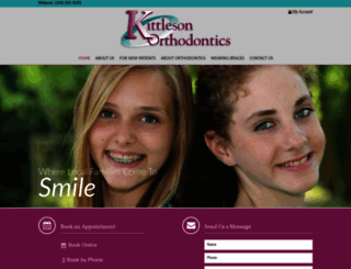 kittlesonorthodontics.com screenshot