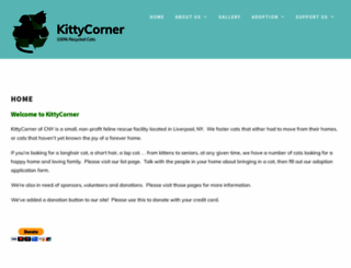 kittycorner.org screenshot