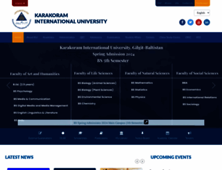 kiu.edu.pk screenshot