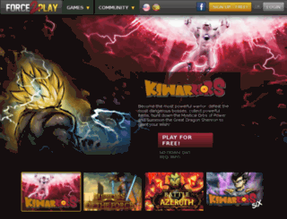 kiwarriors.com screenshot