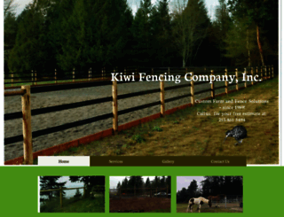 kiwifencing.com screenshot