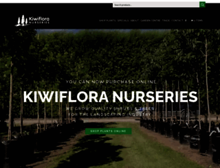 kiwiflora.co.nz screenshot