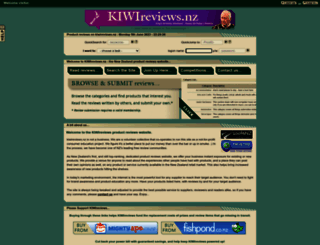kiwireviews.co.nz screenshot