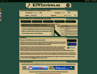 kiwireviews.nz screenshot