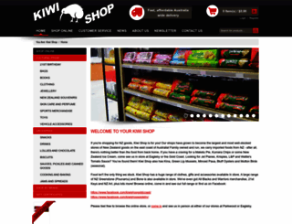 kiwishop.net.au screenshot
