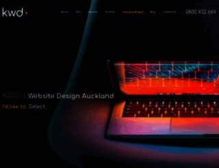 kiwiwebsitedesign.co.nz screenshot