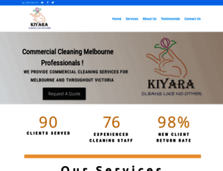 kiyaracleaning.com.au screenshot