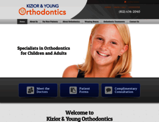 kizioryoungorthodontics.com screenshot