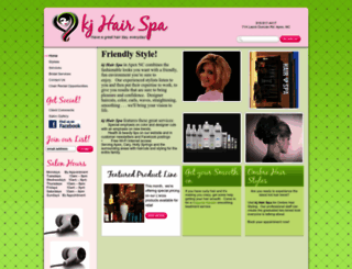 kjhairspa.com screenshot