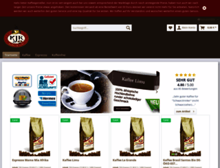 kjr-kaffee.de screenshot