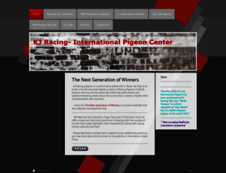 kjracingpigeons.com screenshot