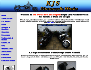 kjsmotorcycleworks.com screenshot